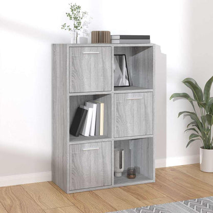 Storage Cabinet Grey Sonoma 60x29,5x90 cm