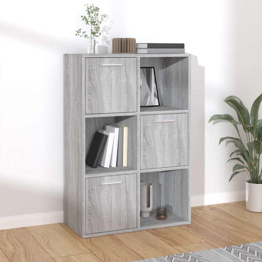 Storage Cabinet Grey Sonoma 60x29,5x90 cm