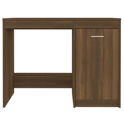 Desk Brown Oak 100x50x76 cm Engineered Wood