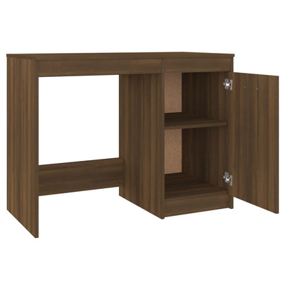 Desk Brown Oak 100x50x76 cm Engineered Wood