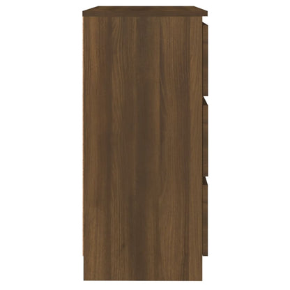 Sideboard Brown Oak 60x35x76 cm Engineered Wood