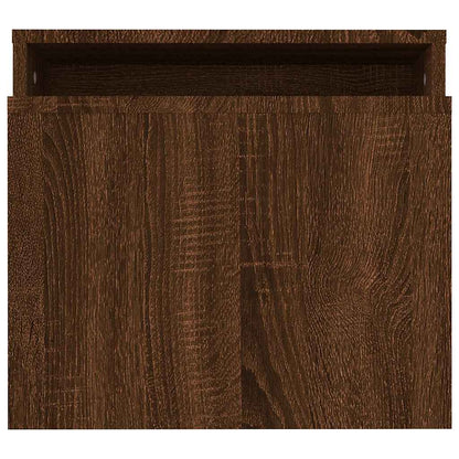 Coffee Table Set Brown Oak 100x48x40 cm Engineered Wood