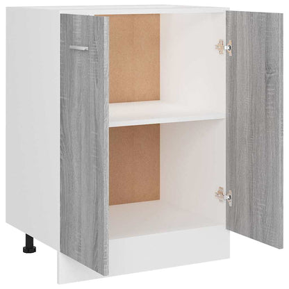 Bottom Cabinet "Lyon" Grey Sonoma 60x46x81,5 cm Engineered Wood