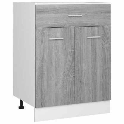 Drawer Bottom Cabinet "Lyon" Grey Sonoma 60x46x81.5 cm