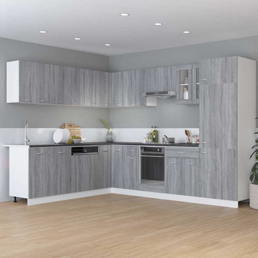 Drawer Bottom Cabinet "Lyon" Grey Sonoma 60x46x81.5 cm