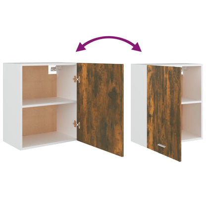 Hanging Cabinet Lyon Smoked Oak 50x31x60 cm Engineered Wood
