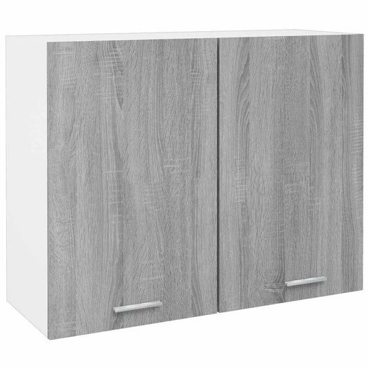 Hanging Cabinet "Lyon" Grey Sonoma 80x31x60 cm Engineered Wood