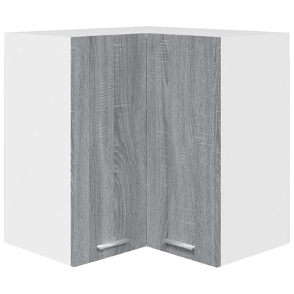 Hanging Corner Cabinet "Lyon" Grey Sonoma 57x57x60 cm