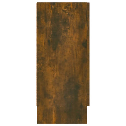 Sideboard Smoked Oak 120x30.5x70 cm Engineered Wood