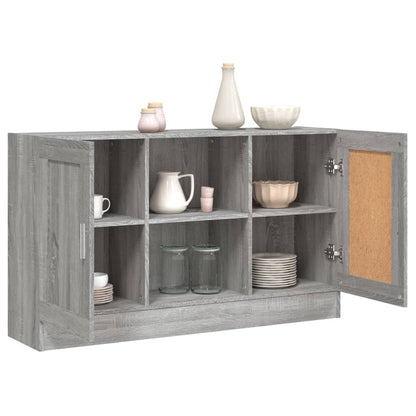 Sideboard Grey Sonoma 120x30.5x70 cm Engineered Wood