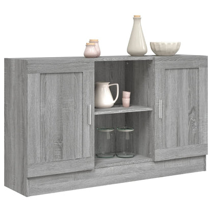 Sideboard Grey Sonoma 120x30.5x70 cm Engineered Wood