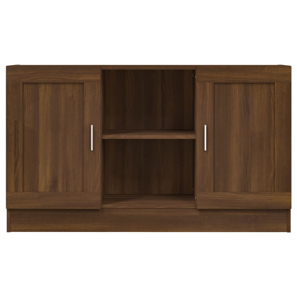 Sideboard Brown Oak 120x30.5x70 cm Engineered Wood