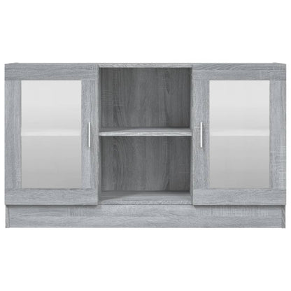 Vitrine Cabinet Grey Sonoma 120x30,5x70 cm Engineered Wood