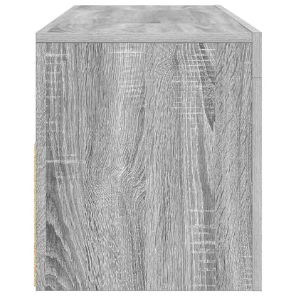 TV Cabinet with LED Lights Grey Sonoma 120x35x40 cm