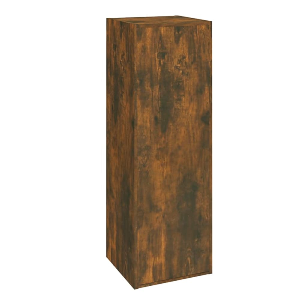 TV Cabinets 2 pcs Smoked Oak 30.5x30x90 cm Engineered Wood