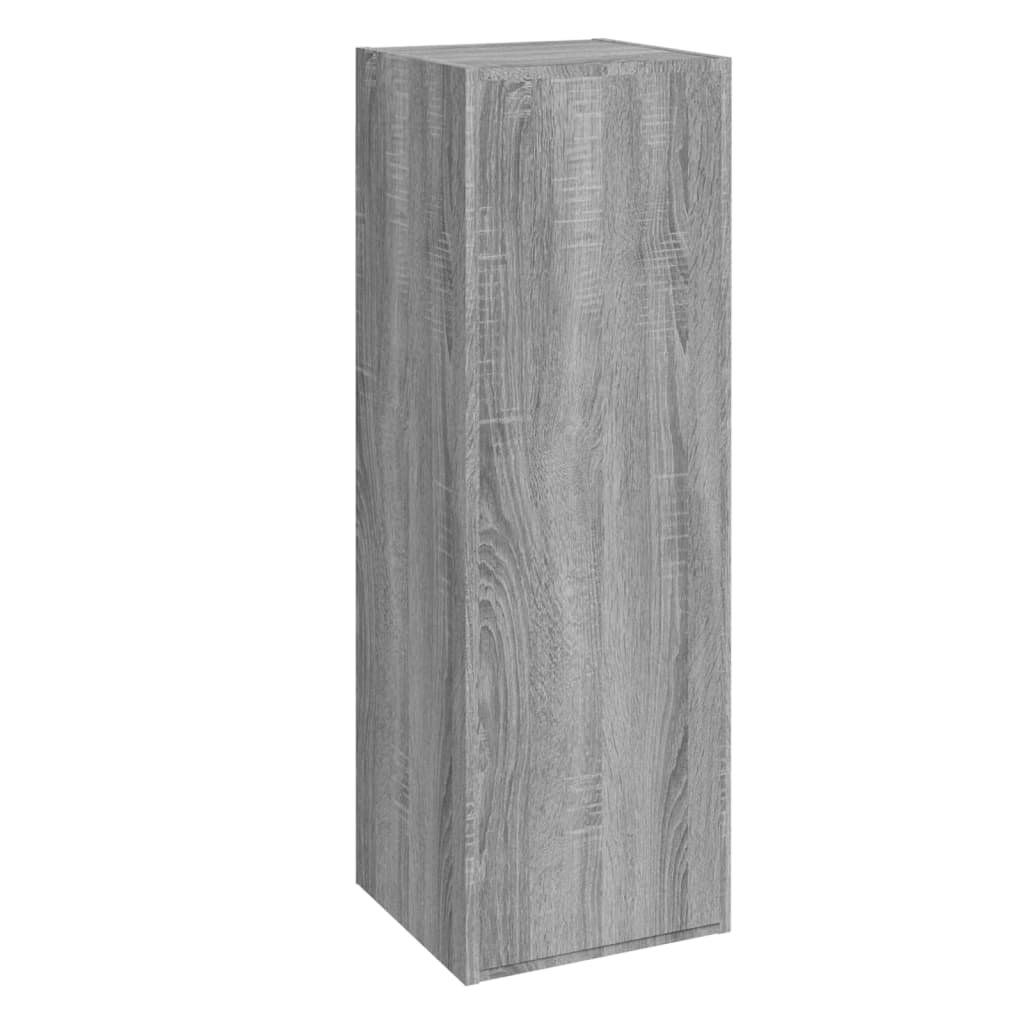 TV Cabinets 2 pcs Grey Sonoma 30.5x30x90 cm Engineered Wood
