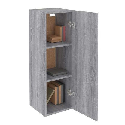 2 Piece TV Cabinet Set Grey Sonoma 30,5x30x90 cm Engineered Wood