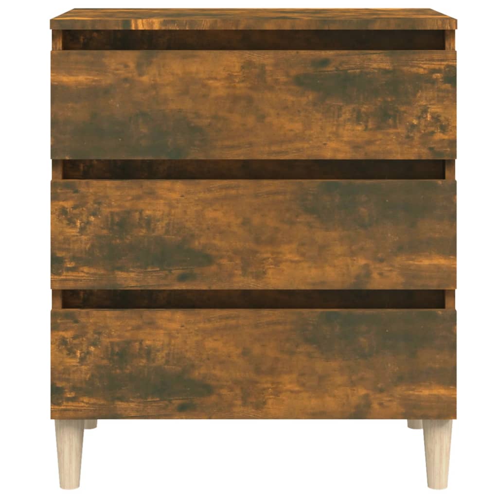 Sideboard Smoked Oak 60x35x69 cm Engineered Wood