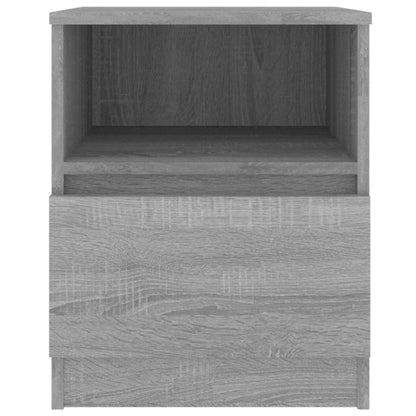 Bedside Cabinet Grey Sonoma 40x40x50 cm Engineered Wood