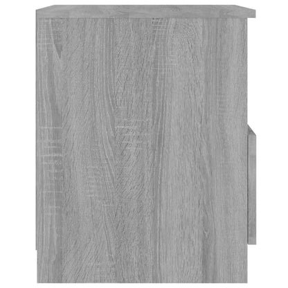 Bedside Cabinet Grey Sonoma 40x40x50 cm Engineered Wood