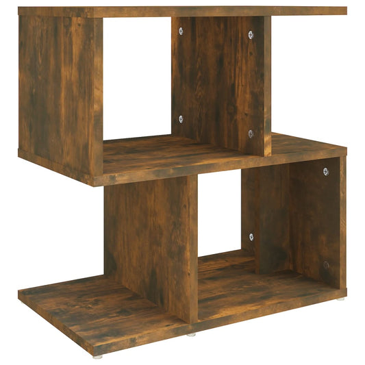 815828 vidaXL Bedside Cabinet Smoked Oak 50x30x51,5 cm Engineered Wood