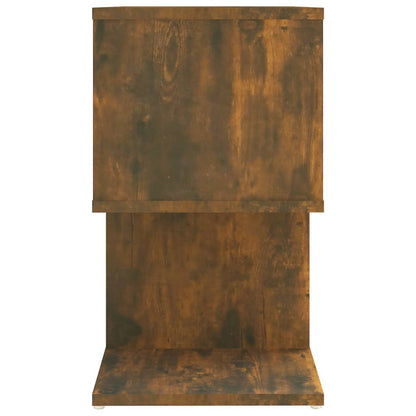 Bedside Cabinets 2 pcs Smoked Oak 50x30x51,5 cm Engineered Wood