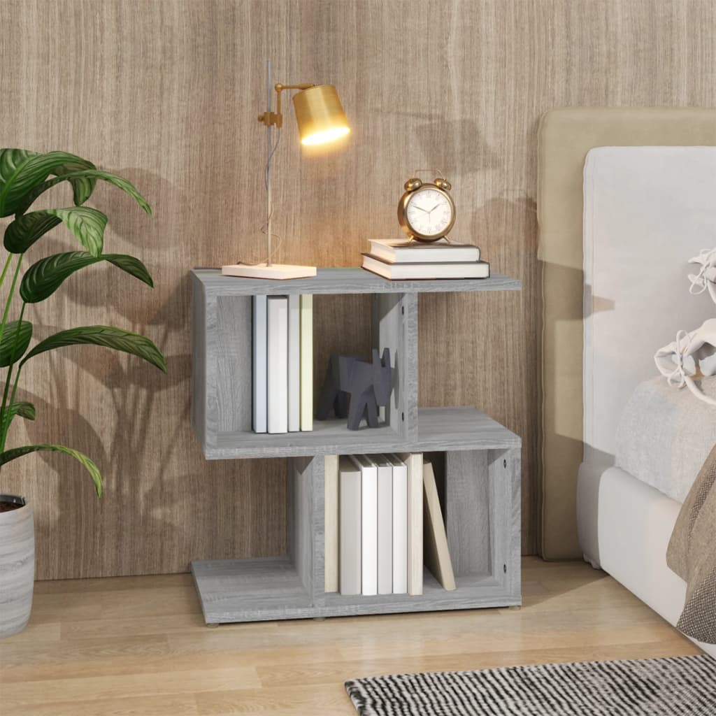 Bedside Cabinet Grey Sonoma 50x30x51,5 cm Engineered Wood