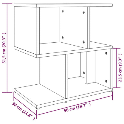 Bedside Cabinets 2 pcs Grey Sonoma 50x30x51,5 cm Engineered Wood