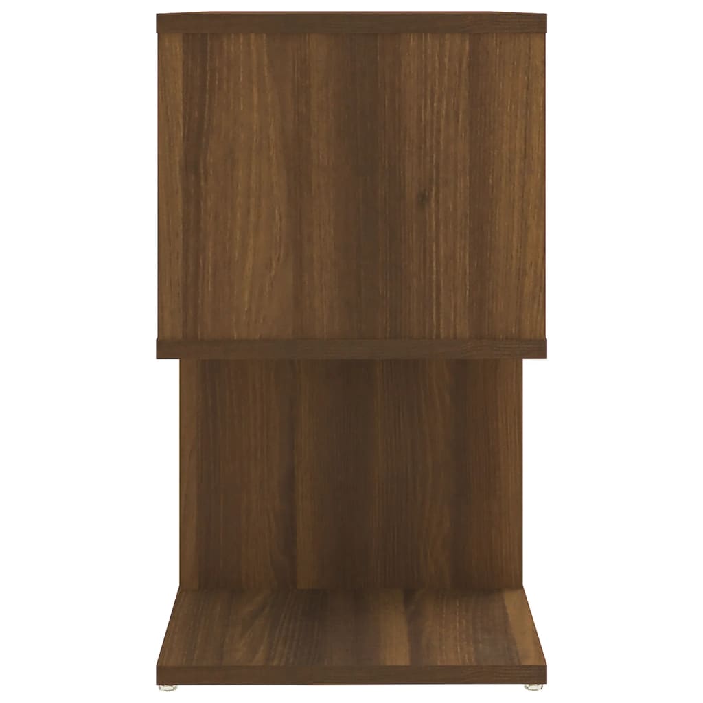 Bedside Cabinets 2 pcs Brown Oak 50x30x51,5 cm Engineered Wood