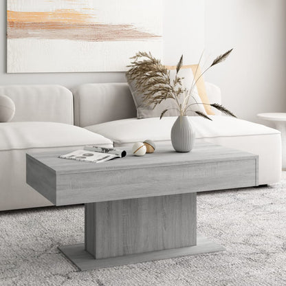Coffee Table | Grey Sonoma | Engineered Wood | Medium | Modern