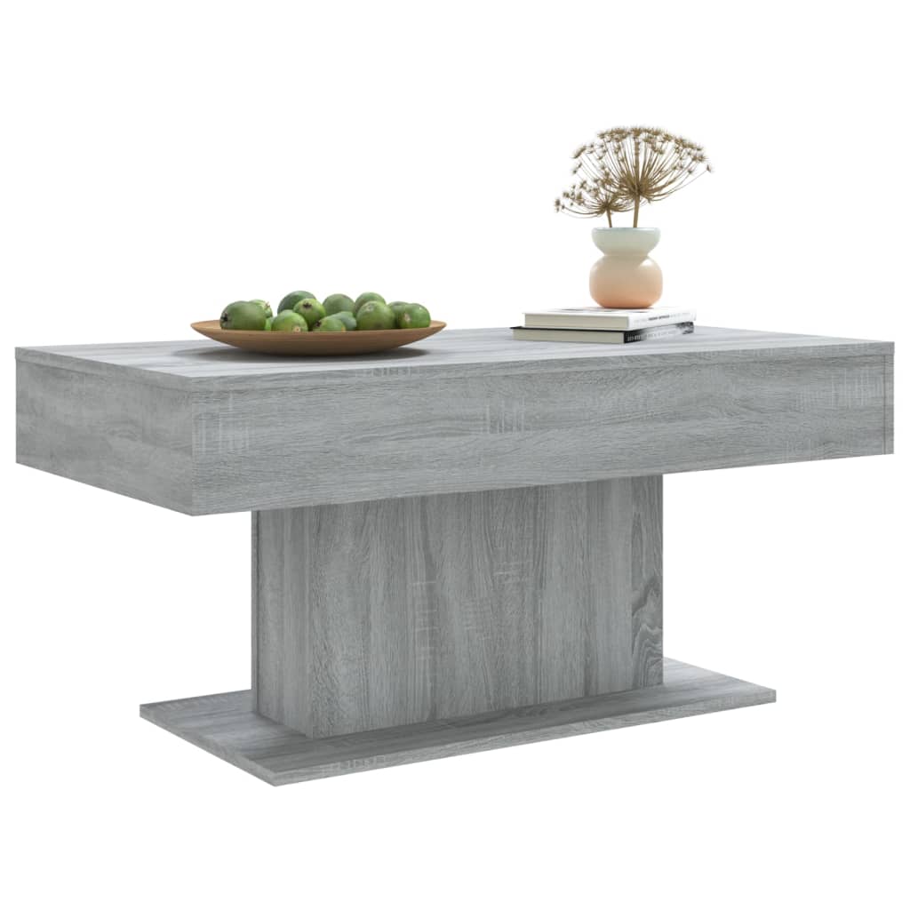 Coffee Table | Grey Sonoma | Engineered Wood | Medium | Modern