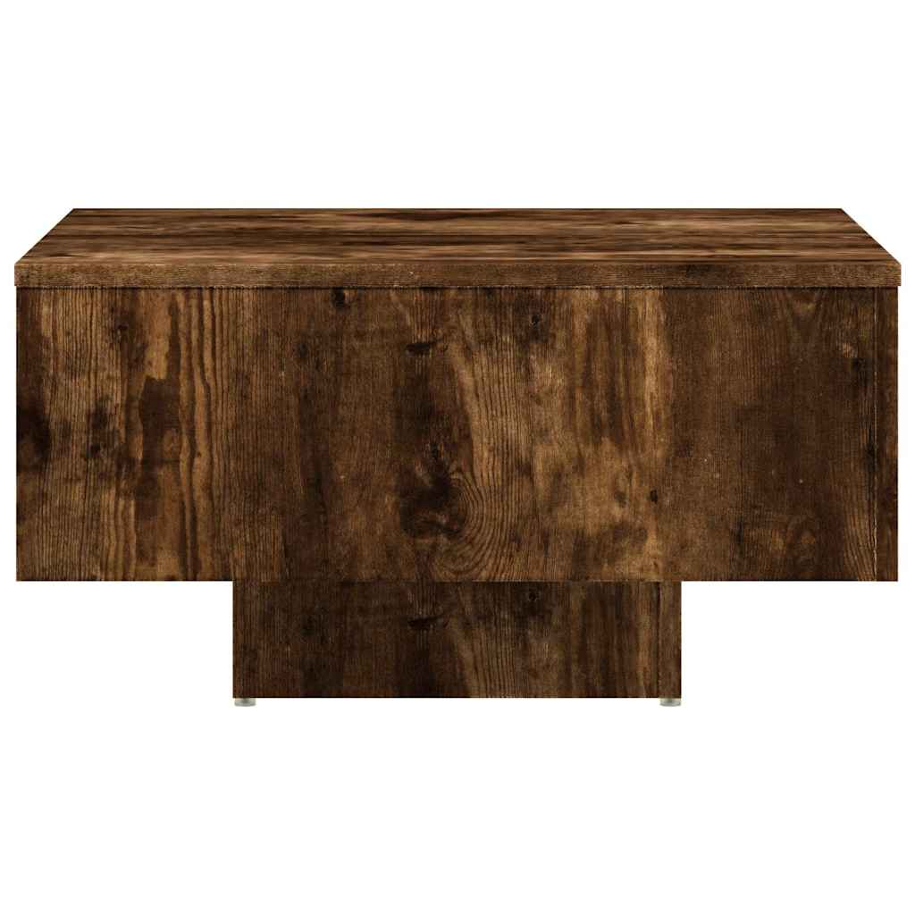 Coffee Table Smoked Oak 60x60x31,5 cm Engineered Wood