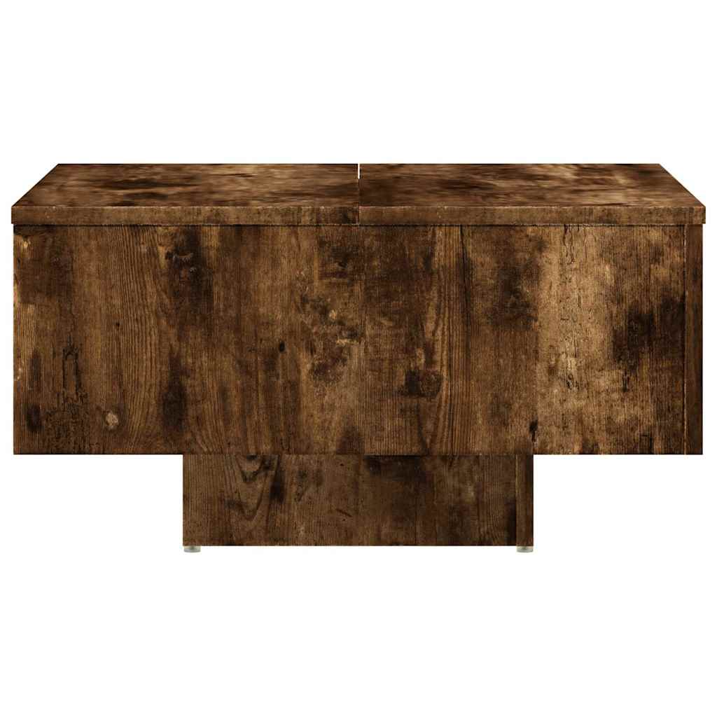 Coffee Table Smoked Oak 60x60x31,5 cm Engineered Wood