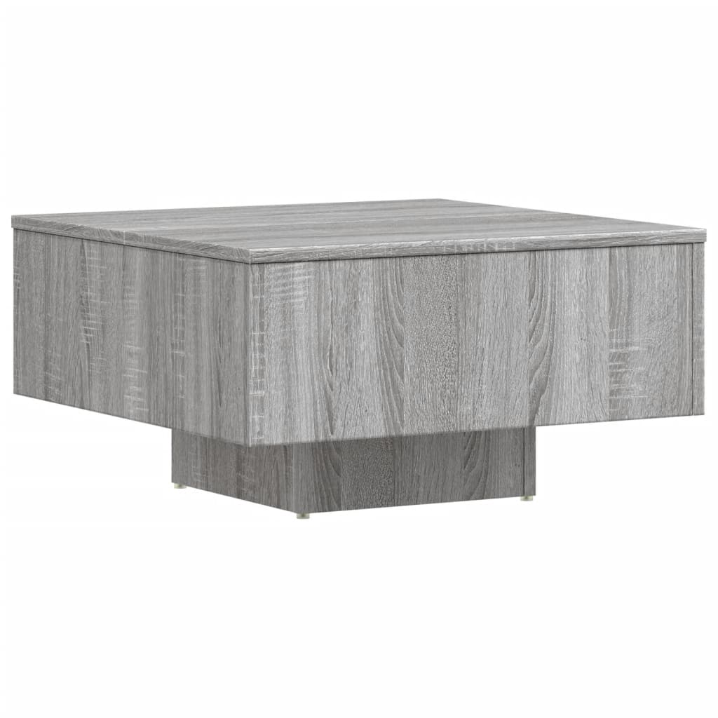 Coffee Table Grey Sonoma 60x60x31,5 cm Engineered Wood