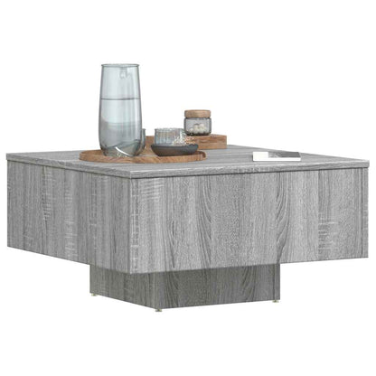 Coffee Table Grey Sonoma 60x60x31,5 cm Engineered Wood