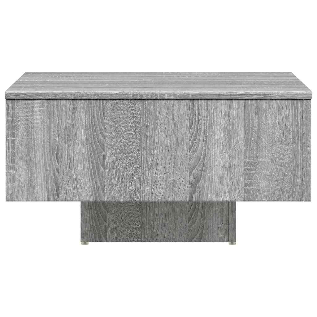 Coffee Table Grey Sonoma 60x60x31,5 cm Engineered Wood