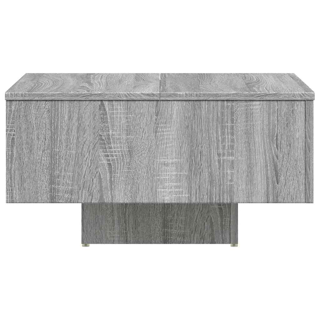 Coffee Table Grey Sonoma 60x60x31,5 cm Engineered Wood