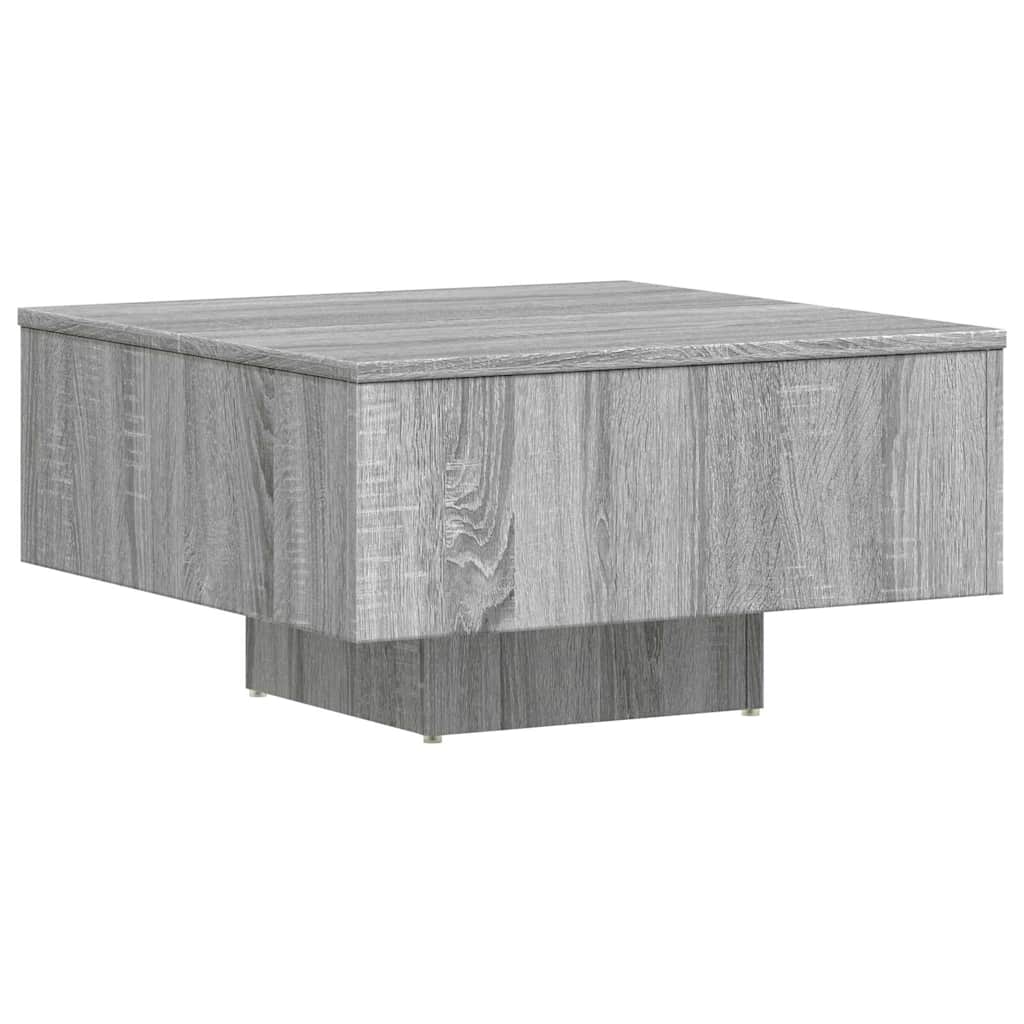 Coffee Table Grey Sonoma 60x60x31,5 cm Engineered Wood