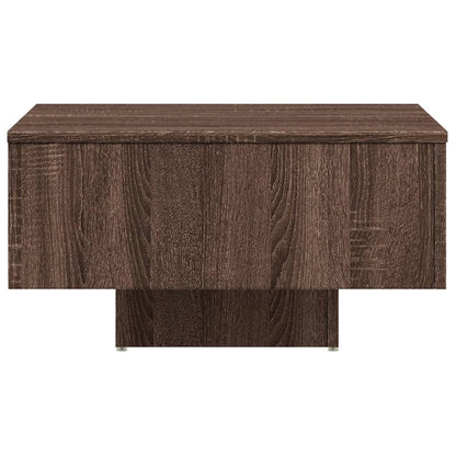 Coffee Table Brown Oak 60x60x31.5 cm Engineered Wood