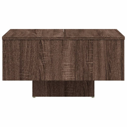 Coffee Table Brown Oak 60x60x31.5 cm Engineered Wood