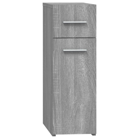 Apothecary Cabinet | Grey Sonoma | Engineered wood | Single