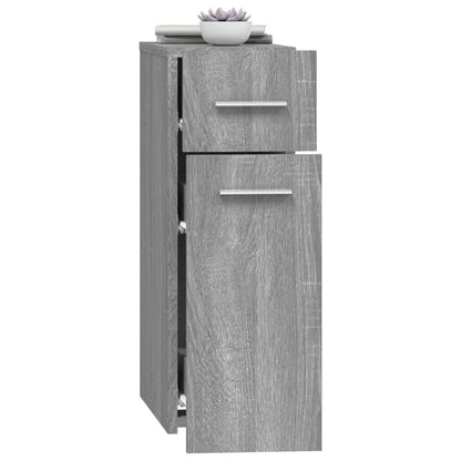Apothecary Cabinet | Grey Sonoma | Engineered wood | Single