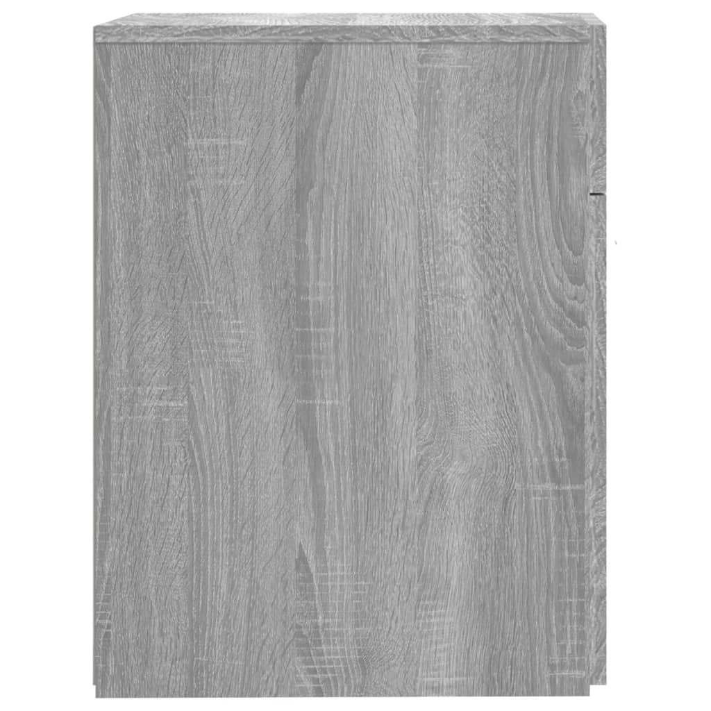 Apothecary Cabinet | Grey Sonoma | Engineered wood | Single