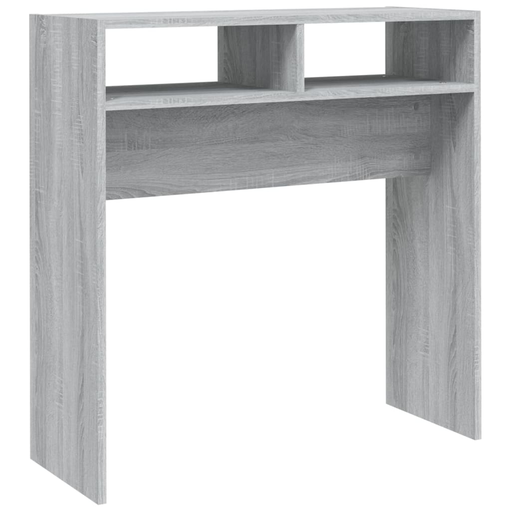Console Table Grey Sonoma 78x30x80 cm Engineered Wood