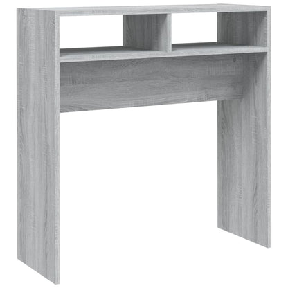 Console Table Grey Sonoma 78x30x80 cm Engineered Wood