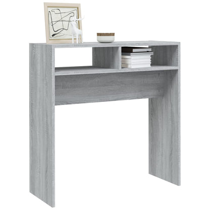 Console Table Grey Sonoma 78x30x80 cm Engineered Wood