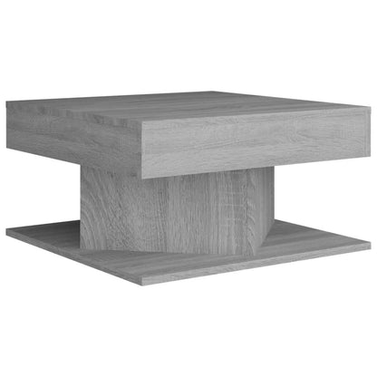 Coffee Table | Grey Sonoma | Engineered wood | 57 x 57 x 30 cm