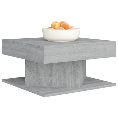 Coffee Table | Grey Sonoma | Engineered wood | 57 x 57 x 30 cm