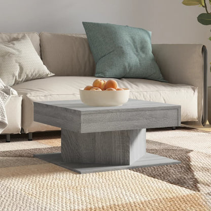 Coffee Table | Grey Sonoma | Engineered wood | 57 x 57 x 30 cm