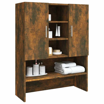 Washing Machine Cabinet Smoked Oak 70,5x25,5x90 cm